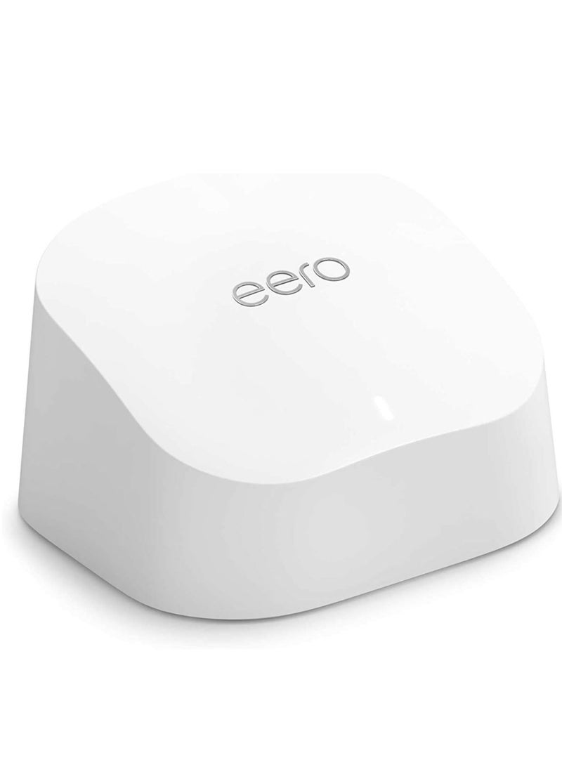 Eero 6 dualband mesh Wi-Fi 6 router with built-in Zigbee smart home hub 1-pack - Image 1